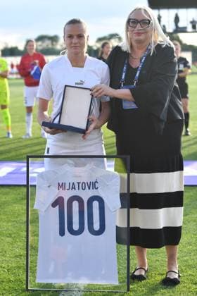 SERBIA vs HUNGARY MILICA MIJATOVIC and SANDRA SREMCEVIC football Serbia vs Hungary Nations league sports center FSS, Stara Pazova 30.05.2025. Foto: FOOTBALL, SERBIA, HUNGARY, NATIONS LEAGUE, WOMEN Stara Pazova Sports center Stara Pazova Serbia Copyright: xMarkoxMetlas xMNxPressx