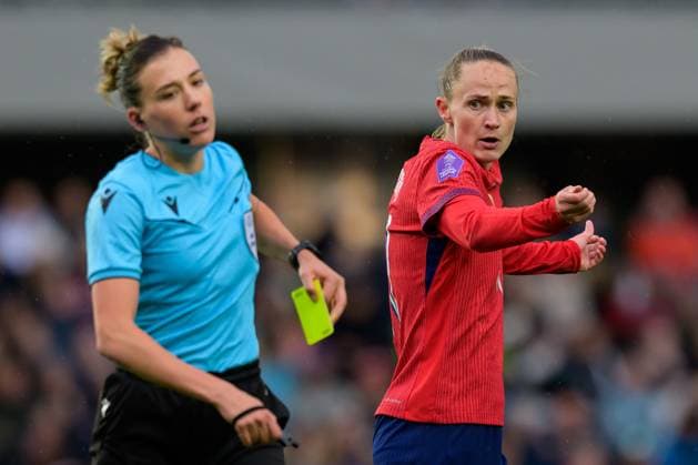 250530 Caroline Graham Hansen of Norway reacts during the UEFA Women™s Nations League football match between Norway and Iceland on May 30, 2025 in Trondheim. Photo: Vegard Grott BILDBYRAN kod VG VG0755 bbeng fotboll football soccer fotball nations league landskamp norge norway dam iceland island uefa womens nations league depp Copyright: VEGARDxGRoTT BB250530VG087