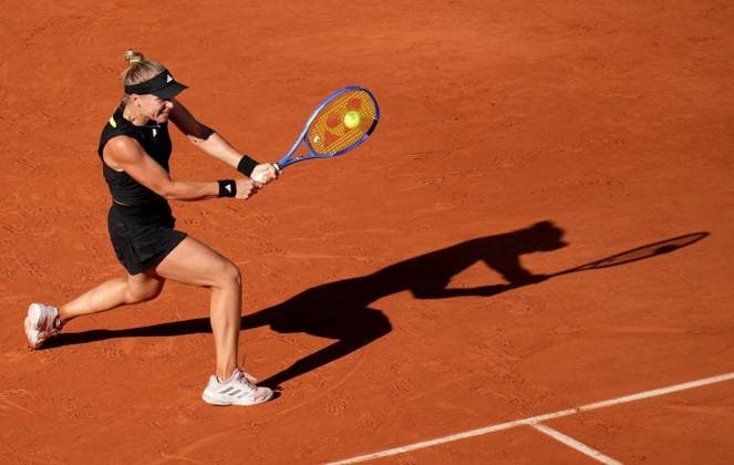 TENNIS - French Open 2025 PARIS,FRANCE,30.MAY.25 - TENNIS - WTA, Tennis Damen Tour, French Open, Roland Garros, Grand Slam. Image shows Yuliia Starodubtseva (UKR).  GEPAxpictures xMichaelxRiedler