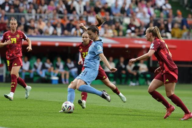 GER, xFSx , Bremen , Nations League der Frauen , im Bremer Weserstadion 30.05.2025 , v.l. Damaris Egurrola (Niederland ,21) schiesst aufs Tor Copyright: HMBxMedia FernandoxSoares