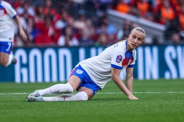 England Women v Portugal Women UEFA Womens Nations League Agnes Beever-Jones of England Women scores her sides first goal of the game to make the score 1-0 during the UEFA Womens Nations League Group C match at Wembley Stadium, London UK Newspapers OUT Copyright: xLucyxCopseyx FIL-21856-0033