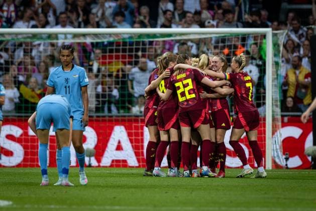 UWNL: Deutschland vs Niederlande; 30.05.25 Jubel Torjubel bei Team Deutschland nach dem Treffer zum 3:0 UWNL: Deutschland vs Niederlande, Weserstadion am 30.05.25 Copyright: xBEAUTIFULxSPORTS MarioxM.xKobergx