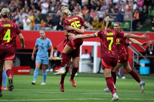 Bremen, Weserstadion, 30.05.25, GER, Frauen, UEFA WOMENS NATIONS LEAGUE 2024 2025, Deutschland - Niederlande Bild: Linda DALLMANN (Deutschland) jubelt nach ihrem Tor zum 1:0 UEFA regulations prohibit any use of photographs as image sequences and or quasi-video. Bremen Deutschland