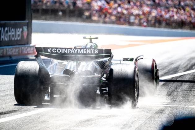 MONTMELO, SPAIN: Gabriel Bortoleto, racing for the Stake F1 Team team during the 2025 Formula 1 Spanish Grand Prix at the Circuit de Barcelona-Catalunya in Montmelo, Spain