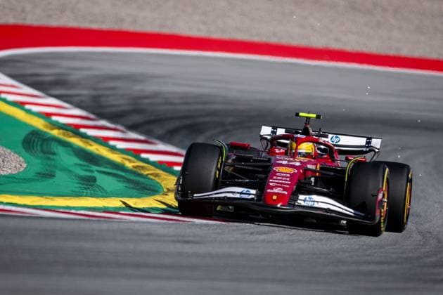 Lewis Hamilton of Great Britain and Scuderia Ferrari , Practice, F1 Grand Prix of Spain, am 30. May 2025 in Barcelona, Spain. (Foto von Diogo Cardoso DeFodi Images) Lewis Hamilton of Great Britain and Scuderia Ferrari , Practice, F1 Grand Prix of Spain, Circuit de Barcelona-Catalunya on May 30, 2025 in Barcelona, Spain. (Photo by Diogo Cardoso DeFodi Images)