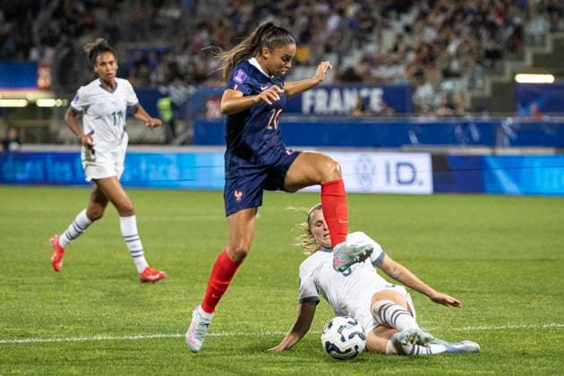 FOOTBALL: UEFA Women™s Nations League 2025 France vs Suisse 30 May 2025 - Stade Marcel Picot, Nancy. France Delphine Cascarino of France 20  Copyright: xelyxandroxcegarrax