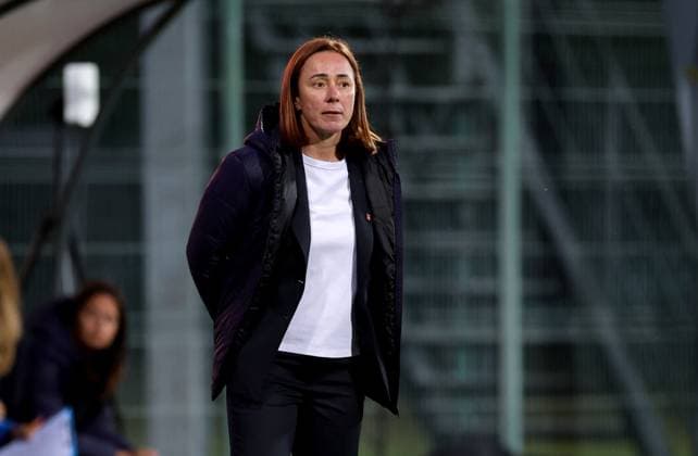(250531) -- STARA PAZOVA, May 31, 2025 -- Serbia s head coach Lidija Stojkanovic looks on during the UEFA Women s Nations League B group 3 football match between Serbia and Hungary in Stara Pazova near Belgrade, Serbia, on May 30, 2025. (Photo by Xinhua) (SP)SERBIA-STARA PAZOVA-FOOTBALL-UEFA WOMEN NATIONS LEAGUE-LEAGUE B-SERBIA VS HUNGARY PredragxMilosavljevic 