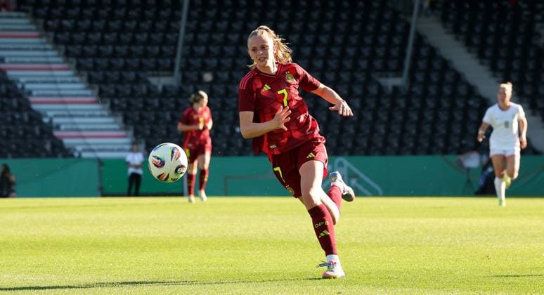 Aspach , Fußball U23 weiblich Länderspiel Deutschland vs. USA , Vivian Endemann ( D )