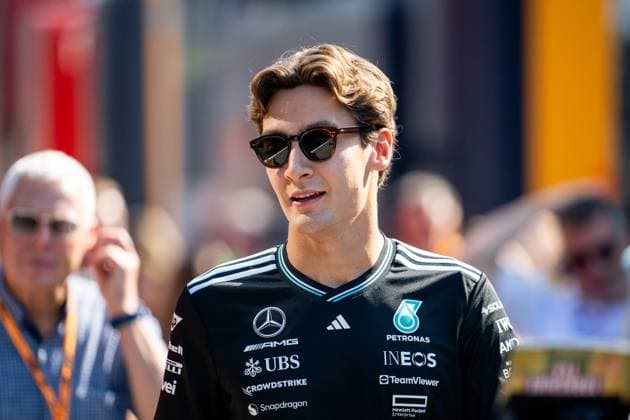 George Russell (Mercedes-AMG Petronas F1 Team, Großbritannien, 63), ESP, Formel 1 Weltmeisterschaft, Aramco Grand Prix von Spanien, Circuit de Barcelona Catalunya, Freies Training, Saison 2025, 31.05.2025 ESP, Formel 1 Weltmeisterschaft, Aramco Grand Prix von Spanien, Circuit de Barcelona Catalunya, Freies Training, Saison 2025, 31.05.2025 Barcelona Copyright: xEibner-Pressefoto Memmlerx EP_MMR