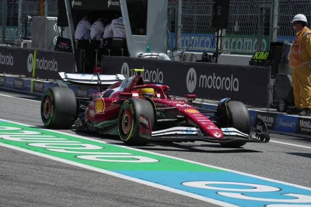 31.05.2025, Circuit de Catalunya, Barcelona, Formel 1 Aramco Grand Prix von Spanien 2025 , im Bild Lewis Hamilton (GBR), Scuderia Ferrari HP (Photo by Hasan Bratic DeFodi Images)