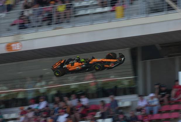 Formel 1 Aramco Grand Prix von Spanien 2025 31.05.2025, Circuit de Catalunya, Barcelona, Formel 1 Aramco Grand Prix von Spanien 2025 , im Bild Lando Norris (GBR), McLaren F1 Team