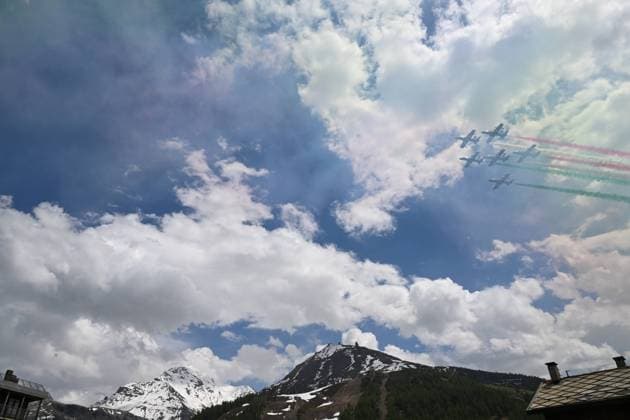 31-05-2025 Giro D italia; Tappa 20 Verres - Sestriere; Frecce, Tricolori; Sestriere; 