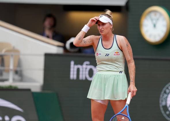 TENNIS - French Open 2025 PARIS,FRANCE,31.MAY.25 - TENNIS - WTA, Tennis Damen Tour, French Open, Roland Garros, Grand Slam. Image shows Marketa Vondrousova (CZE).  GEPAxpictures xMichaelxRiedler