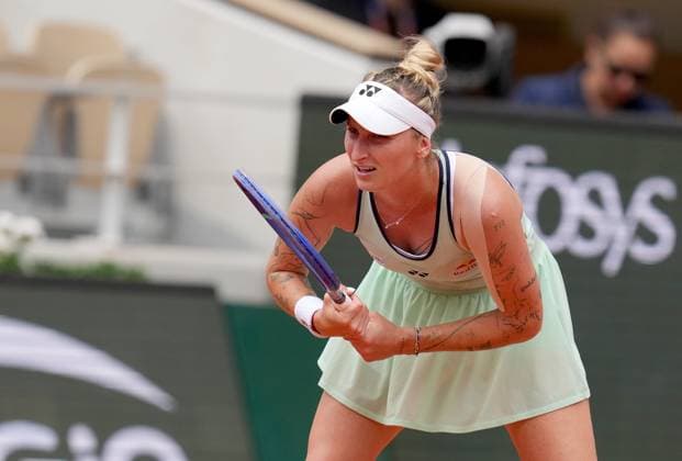 TENNIS - French Open 2025 PARIS,FRANCE,31.MAY.25 - TENNIS - WTA, Tennis Damen Tour, French Open, Roland Garros, Grand Slam. Image shows Marketa Vondrousova (CZE).  GEPAxpictures xMichaelxRiedler