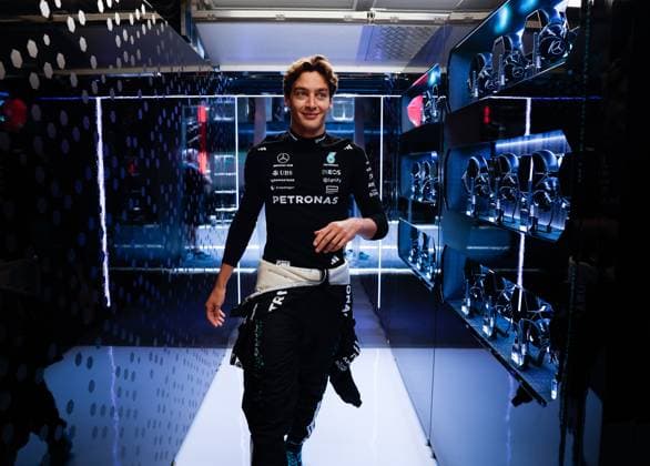 63 George Russell (GBR, Mercedes-AMG Petronas F1 Team), F1 Grand Prix of Spain at Circuit de Barcelona-Catalunya on May 31, 2025 in Barcelona, Spain. (Photo by HOCH ZWEI) Barcelona Spain