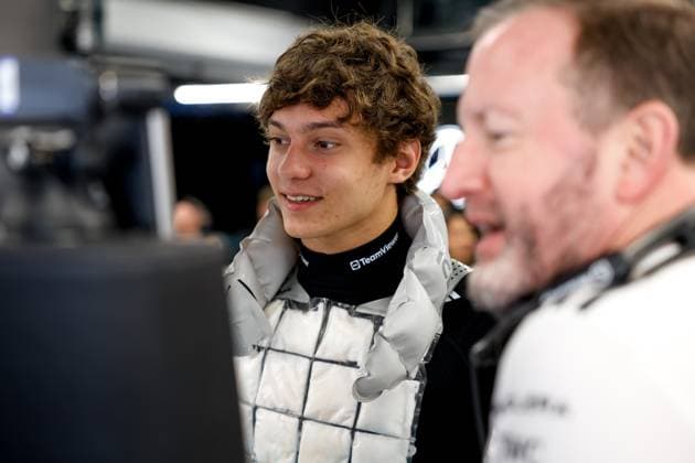 12 Andrea Kimi Antonelli (ITA, Mercedes-AMG Petronas F1 Team), Bradley Lord (GBR, Mercedes-AMG Petronas F1 Team), F1 Grand Prix of Spain at Circuit de Barcelona-Catalunya on May 31, 2025 in Barcelona, Spain. (Photo by HOCH ZWEI) Barcelona Spain