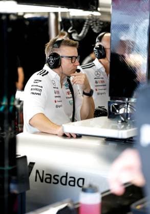 Peter Bonnington (GBR, Mercedes-AMG Petronas F1 Team), F1 Grand Prix of Spain at Circuit de Barcelona-Catalunya on May 31, 2025 in Barcelona, Spain. (Photo by HOCH ZWEI) Barcelona Spain