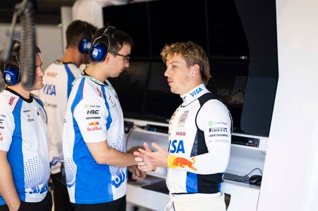 F1 - SPANISH GRAND PRIX 2025 LAWSON Liam (nzl), Visa Cash App RB F1 Team VCARB02, portrait during the Formula 1 Aramco Gran Premio de Espana 2025, Spanish Grand Prix 2025, 9th round of the 2025 FIA Formula One World Championship, WM, Weltmeisterschaft from May 30 to June 1, 2025 on the Circuit de Barcelona-Catalunya, in Montmelo, Spain - MontmeloSpain  Copyright: xCharlyxLopezx