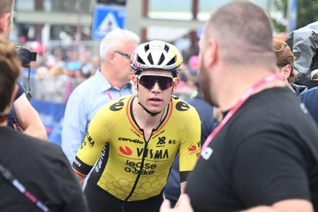 31-05-2025 Giro D italia; Tappa 20 Verres - Sestriere; 2025, Visma - Lease A Bike; Van Aert, Wout; Sestriere; 