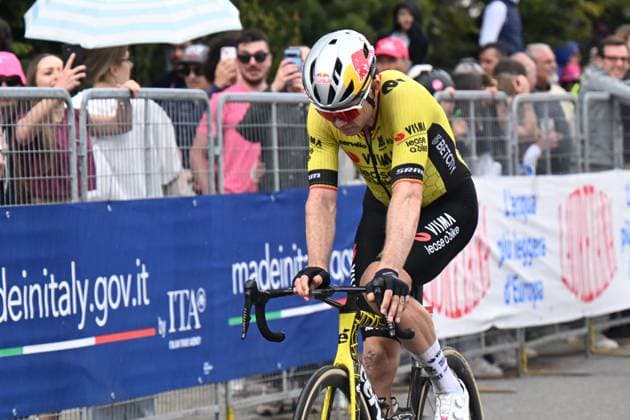 31-05-2025 Giro D italia; Tappa 20 Verres - Sestriere; 2025, Visma - Lease A Bike; Van Aert, Wout; Sestriere; 