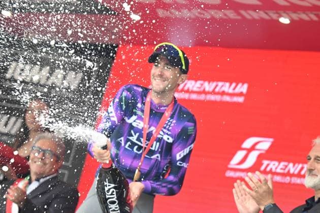 31-05-2025 Giro D italia; Tappa 20 Verres - Sestriere; 2025, Jayco - Alula; Harper, Chris; Sestriere; 