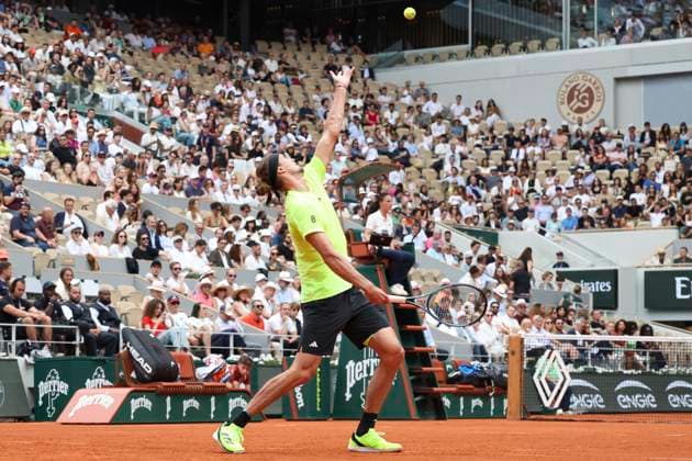 TENNIS : Roland Garros 2025 - Internationaux de France - 31 05 2025 Alexander Zverev (GER) Vs Flavio Cobolli (ITA) ParisFrance  Copyright: xMichtofx