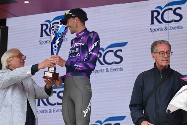 31-05-2025 Giro D italia; Tappa 20 Verres - Sestriere; 2025, Jayco - Alula; Harper, Chris; Torriani, Gianni; Torriani, Marco; Torriani, Vincenzo; Sestriere; 