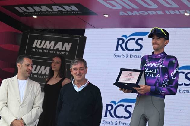 31-05-2025 Giro D italia; Tappa 20 Verres - Sestriere; 2025, Jayco - Alula; Harper, Chris; Coppi, Faustino; Coppi, Fausto; Nibali, Vincenzo; Sestriere; 