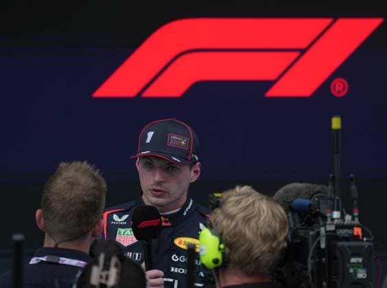 31.05.2025, Circuit de Catalunya, Barcelona, Formel 1 Aramco Grand Prix von Spanien 2025 , im Bild 3.Startplatz für Max Verstappen (NLD), Oracle Red Bull Racing (Photo by Hasan Bratic DeFodi Images)