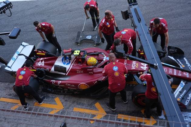 Formel 1 Aramco Grand Prix von Spanien 2025 31.05.2025, Circuit de Catalunya, Barcelona, Formel 1 Aramco Grand Prix von Spanien 2025 , im Bild Lewis Hamilton (GBR), Scuderia Ferrari HP