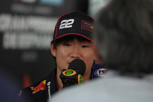 31.05.2025, Circuit de Catalunya, Barcelona, Formel 1 Aramco Grand Prix von Spanien 2025 , im Bild Yuki Tsunoda (JPN), Oracle Red Bull Racing (Photo by Hasan Bratic DeFodi Images)