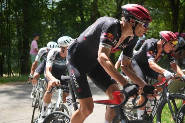 CYCLING - BOUCLES DE LA MAYENNE 2025 - STAGE 2 KLUCKERS Arthur during the Stage 2 of the Boucles de la Mayenne - CrÃ dit Mutuel, UCI ProSeries Cycling event, Sainte-Suzanne - Bais (210,2 Km) on 31 May 2025 in Bais, France - Photo Laurent Lairys PSNEWZ BaisFrance  Copyright: xLaurentxLairysx