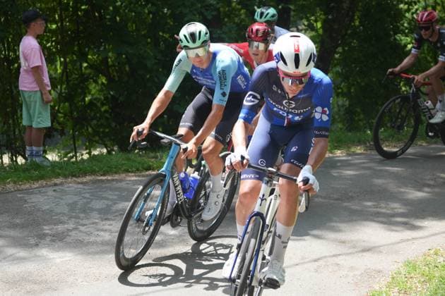 CYCLING - BOUCLES DE LA MAYENNE 2025 - STAGE 2 Guest during the Stage 2 of the Boucles de la Mayenne - CrÃ dit Mutuel, UCI ProSeries Cycling event, Sainte-Suzanne - Bais (210,2 Km) on 31 May 2025 in Bais, France - Photo Laurent Lairys PSNEWZ BaisFrance  Copyright: xLaurentxLairysx
