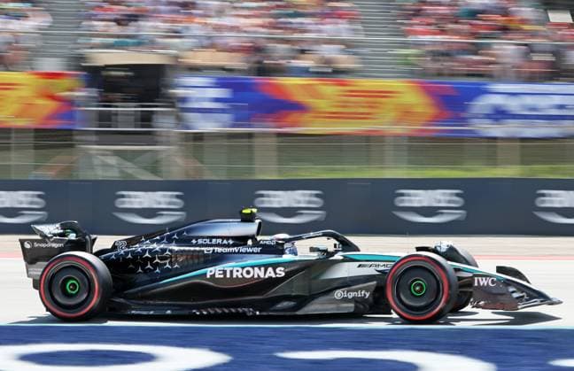 F1 Grand Prix of Spain - Qualifying Andrea Kimi Antonelli, of the Mercedes-AMG PETRONAS Formula One Team, drives the Mercedes W16 during the Qualifying for the Formula 1 Aramco Grand Prix of Spain at Circuit de Barcelona-Catalunya in Barcelona, Spain, on May 31, 2025. Barcelona Barcelona Spain  Copyright: xUrbanandsportx originalFilename:urbanandsport-formula1250531_npKl8.jpg