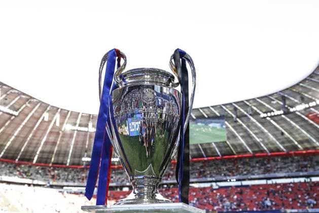 MoÂœNCHEN - UEFA Champions League trophy, Coupe des clubs Champions Europeens during the UEFA Champions League final between Paris Saint-Germain and FC Internazionale Milano at the Munich Football Arena on May 31, 2025 in Munich, Germany. ANP Hollandse Hoogte MAURICE VAN STEEN UEFA Champions League Final 2025 2024 25 xVIxANPxSportx xMauricexvanxSteenxIVx 529072423 originalFilename: 529072423.jpg