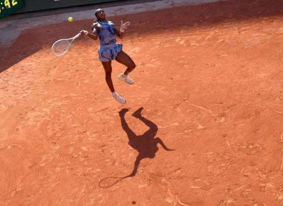 TENNIS - French Open 2025 PARIS,FRANCE,31.MAY.25 - TENNIS - WTA, Tennis Damen Tour, French Open, Roland Garros, Grand Slam. Image shows Coco Gauff (USA).  GEPAxpictures xMichaelxRiedler