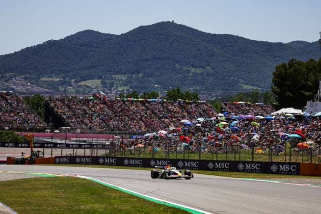 6 Isack Hadjar (FRA, Visa Cash App Racing Bulls F1 Team), F1 Grand Prix of Spain at Circuit de Barcelona-Catalunya on May 31, 2025 in Barcelona, Spain. (Photo by HOCH ZWEI) Barcelona Spain