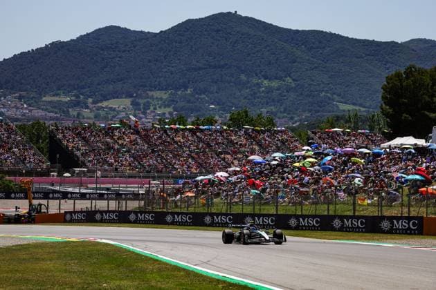 12 Andrea Kimi Antonelli (ITA, Mercedes-AMG Petronas F1 Team), F1 Grand Prix of Spain at Circuit de Barcelona-Catalunya on May 31, 2025 in Barcelona, Spain. (Photo by HOCH ZWEI) Barcelona Spain