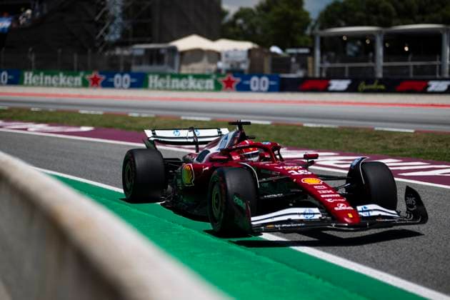 16 Charles Leclerc (MCO, Scuderia Ferrari HP), F1 Grand Prix of Spain at Circuit de Barcelona-Catalunya on May 31, 2025 in Barcelona, Spain. (Photo by HOCH ZWEI) Barcelona Spain