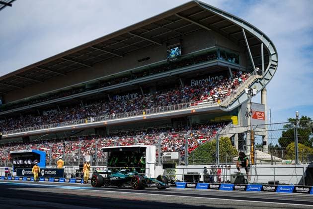 14 Fernando Alonso (ESP, Aston Martin Aramco F1 Team), F1 Grand Prix of Spain at Circuit de Barcelona-Catalunya on May 31, 2025 in Barcelona, Spain. (Photo by HOCH ZWEI) Barcelona Spain