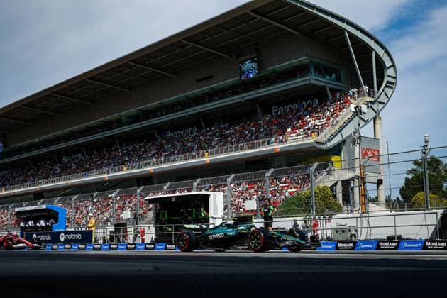 14 Fernando Alonso (ESP, Aston Martin Aramco F1 Team), F1 Grand Prix of Spain at Circuit de Barcelona-Catalunya on May 31, 2025 in Barcelona, Spain. (Photo by HOCH ZWEI) Barcelona Spain