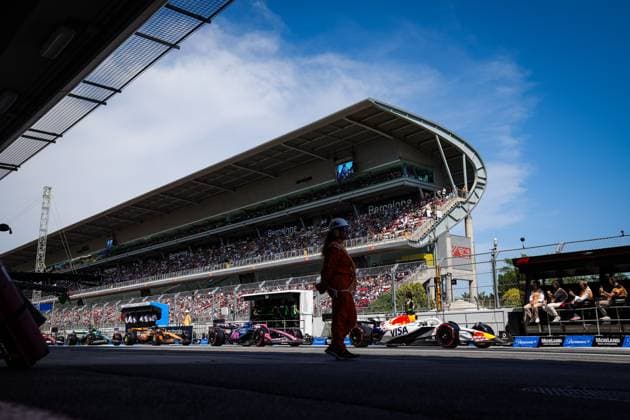 6 Isack Hadjar (FRA, Visa Cash App Racing Bulls F1 Team), F1 Grand Prix of Spain at Circuit de Barcelona-Catalunya on May 31, 2025 in Barcelona, Spain. (Photo by HOCH ZWEI) Barcelona Spain