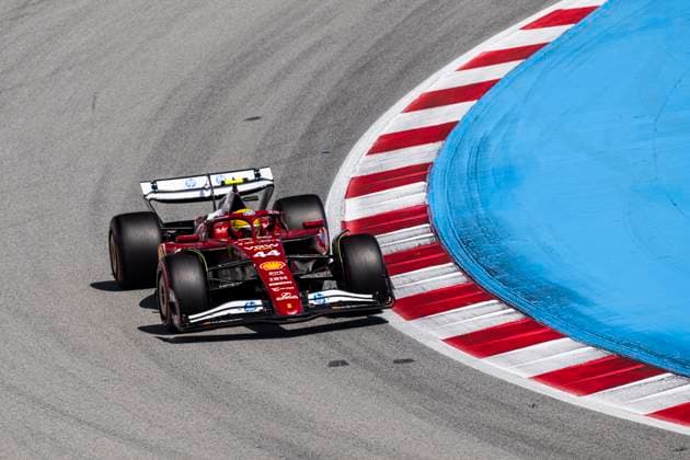 44 Lewis Hamilton (GBR, Scuderia Ferrari HP), F1 Grand Prix of Spain at Circuit de Barcelona-Catalunya on May 31, 2025 in Barcelona, Spain. (Photo by HOCH ZWEI) Barcelona Spain
