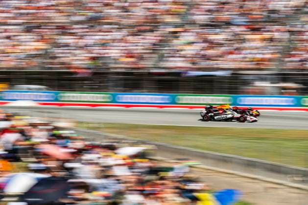 87 Oliver Bearman (GBR, MoneyGram Haas F1 Team), 22 Yuki Tsunoda (JPN, Oracle Red Bull Racing), F1 Grand Prix of Spain at Circuit de Barcelona-Catalunya on May 31, 2025 in Barcelona, Spain. (Photo by HOCH ZWEI) Barcelona Spain
