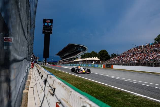 6 Isack Hadjar (FRA, Visa Cash App Racing Bulls F1 Team), F1 Grand Prix of Spain at Circuit de Barcelona-Catalunya on May 31, 2025 in Barcelona, Spain. (Photo by HOCH ZWEI) Barcelona Spain