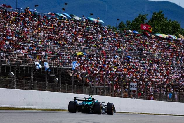 14 Fernando Alonso (ESP, Aston Martin Aramco F1 Team), F1 Grand Prix of Spain at Circuit de Barcelona-Catalunya on May 31, 2025 in Barcelona, Spain. (Photo by HOCH ZWEI) Barcelona Spain