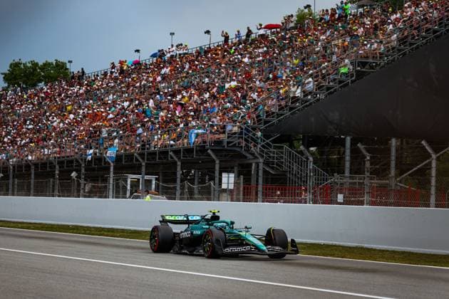 14 Fernando Alonso (ESP, Aston Martin Aramco F1 Team), F1 Grand Prix of Spain at Circuit de Barcelona-Catalunya on May 31, 2025 in Barcelona, Spain. (Photo by HOCH ZWEI) Barcelona Spain