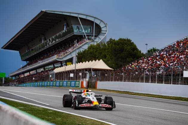 6 Isack Hadjar (FRA, Visa Cash App Racing Bulls F1 Team), F1 Grand Prix of Spain at Circuit de Barcelona-Catalunya on May 31, 2025 in Barcelona, Spain. (Photo by HOCH ZWEI) Barcelona Spain