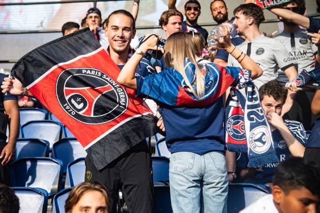 FOOTBALL : Diffusion de Paris SG vs Inter Milan au Parc des Princes - Ligue des Champions - Finale - 31 05 2025 Supporters du Paris SG - Ambiance ParisFrance  Copyright: xBaptistexAutissierx