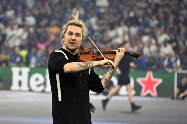 31.05.2025, xsltx, Fussball UEFA Champions League Finale 2025, Paris St.Germain - Inter Mailand v.l. David Garrett (DFL DFB REGULATIONS PROHIBIT ANY USE OF PHOTOGRAPHS as IMAGE SEQUENCES and or QUASI-VIDEO) Muenchen